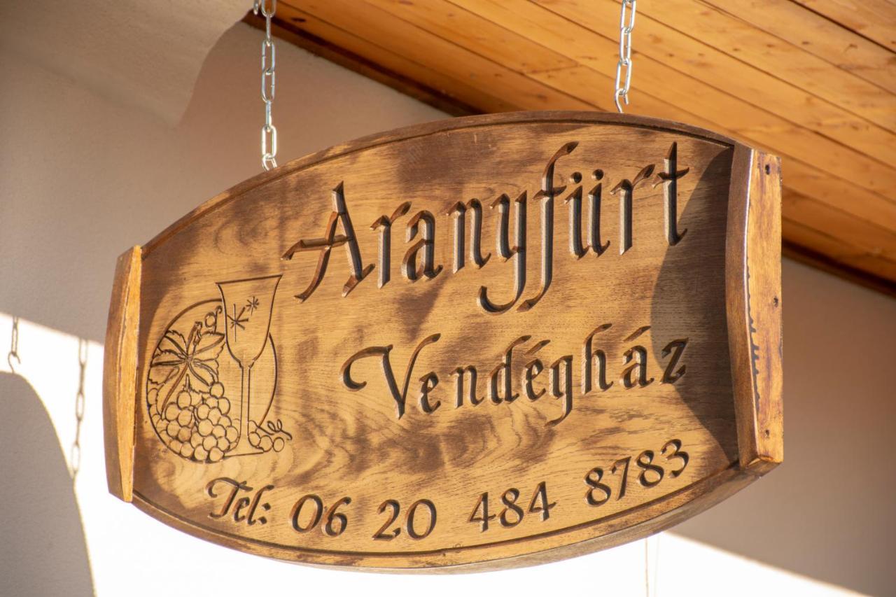 Aranyfürt Vendégház Tokaj Esterno foto